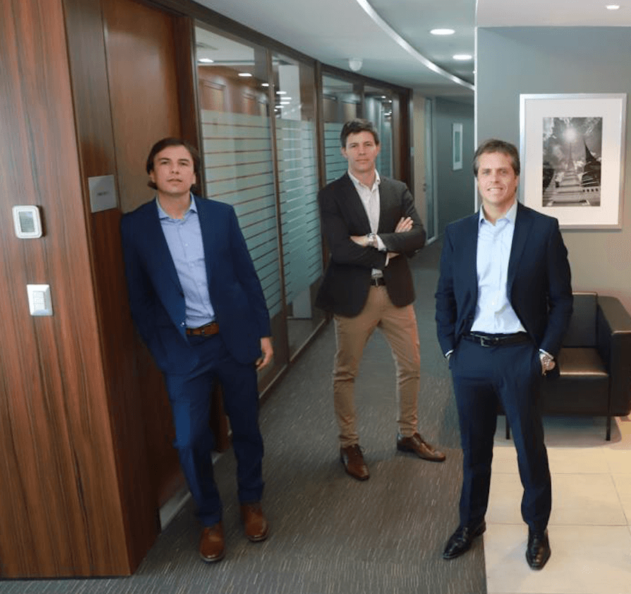 Socios directores de Nordsee Capital: Fernando Llull, Martin Strube y Fernando Prat